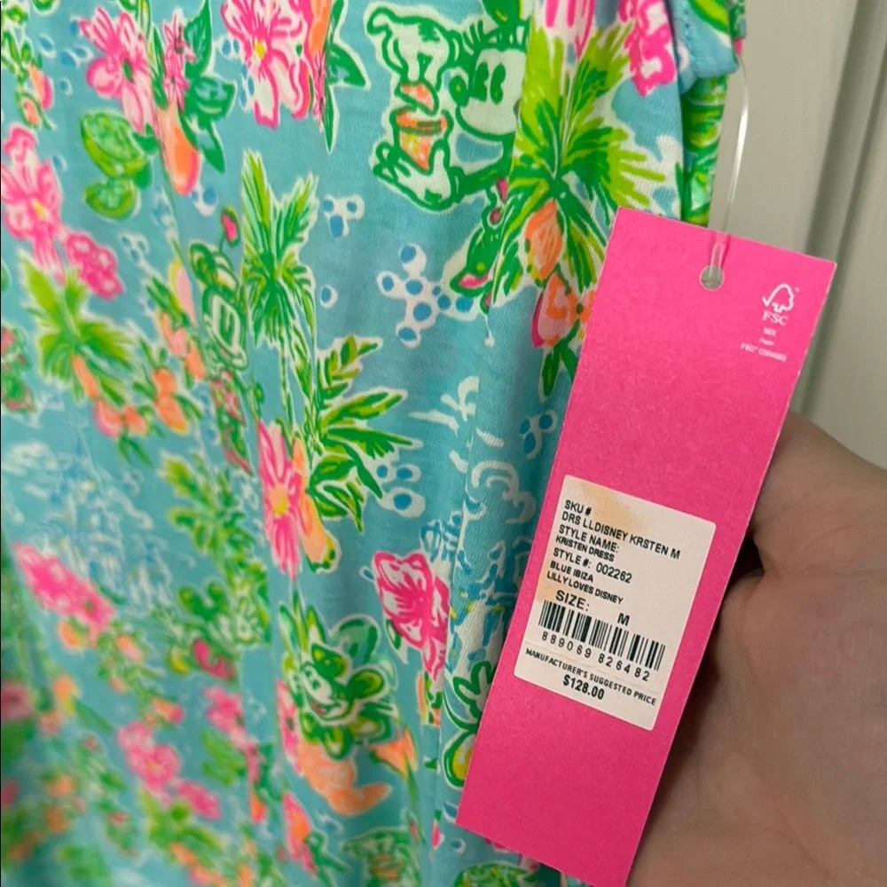 Lilly Pulitzer Disney Kristin Swing Dress M New With Tags - Picture 3 of 5